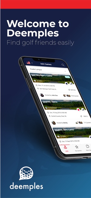 Deemples Find Golf Buddies On The App Store