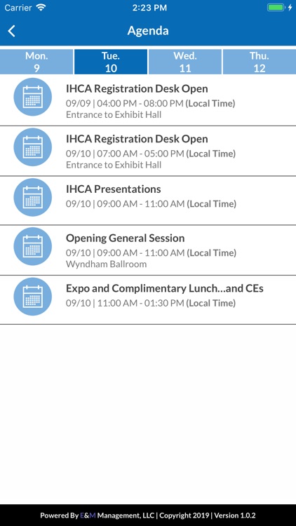IHCA 2019 Convention