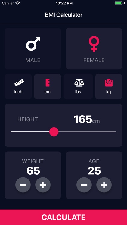 Healthy - BMI Calculator