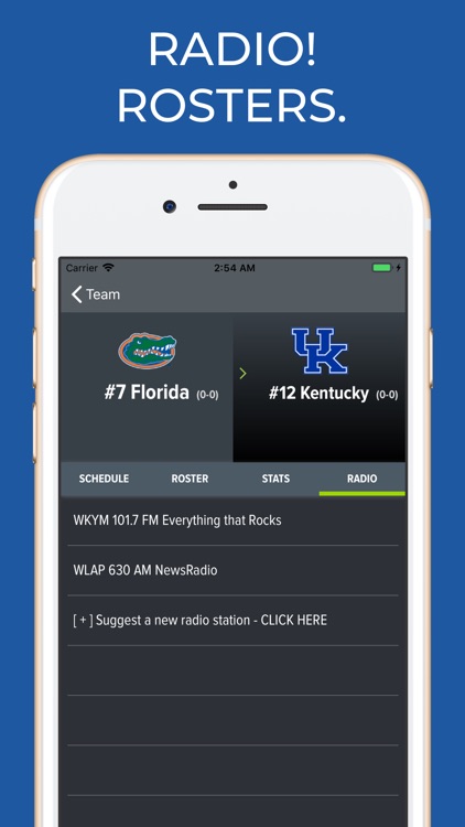 Kentucky Football Schedules