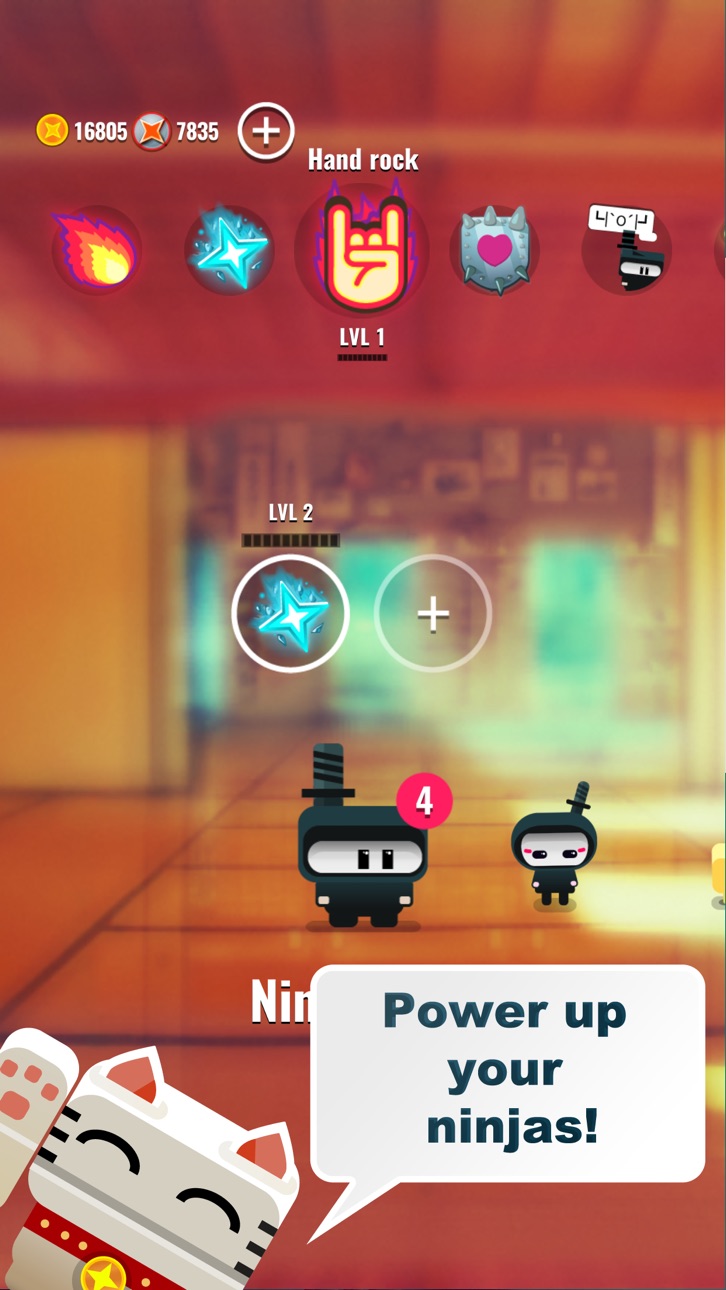 Ninja Dude vs Zombies 2 - Free Hack screenshot 4 - iOS game interface