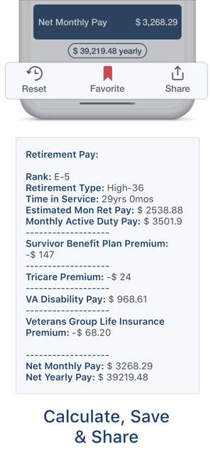 Military Retire Pay(圖8)-速報App