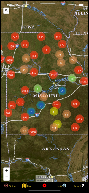 Missouri Mushroom Forager Map!(圖3)-速報App