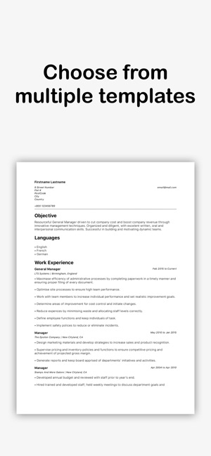 Professional Resume Builder(圖6)-速報App