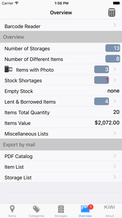 Items & Storage & Inv... screenshot1