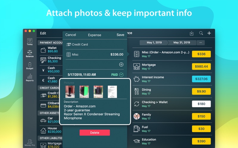 Money Pro Screenshot