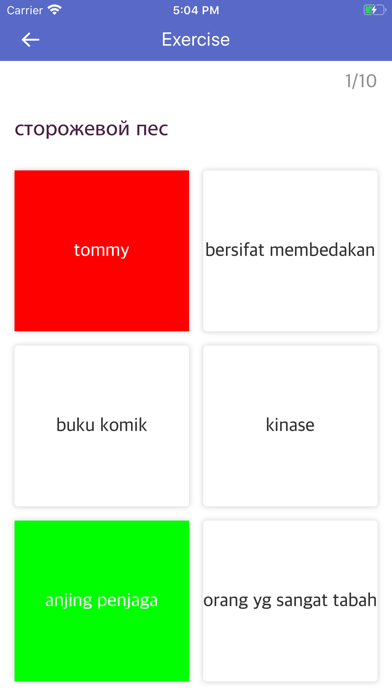 Indonesian-Russian Dictionary screenshot 4