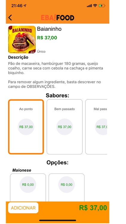 EbaFood - Delivery de Comida screenshot-4