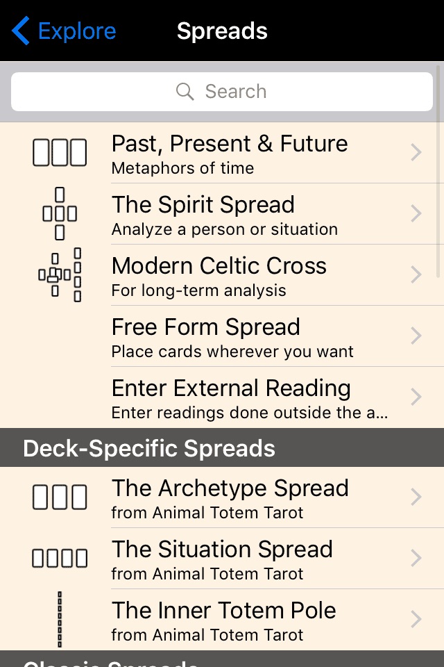 Animal Totem Tarot screenshot 3