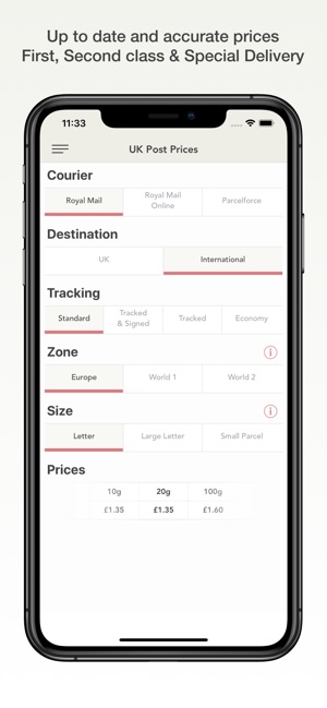 UK Post Prices(圖3)-速報App