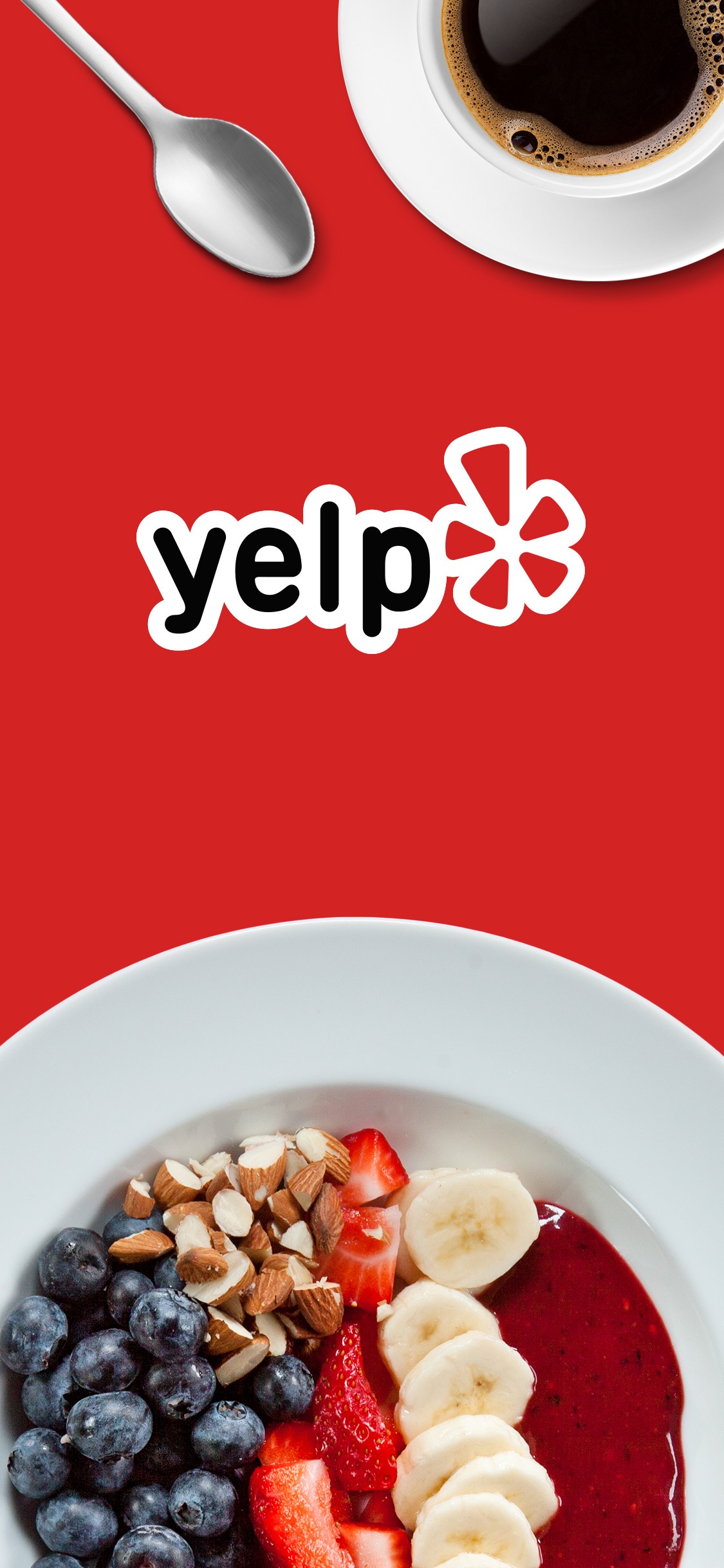 Screenshot do app Yelp