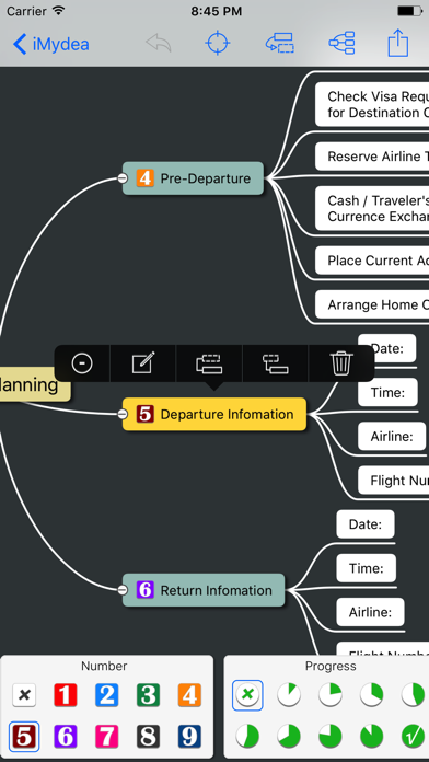 Mydea (mindmap) screenshot 2