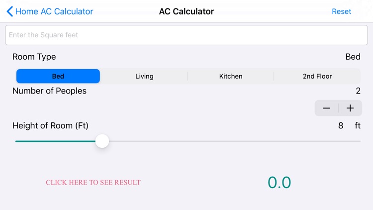 Home AC Calculator