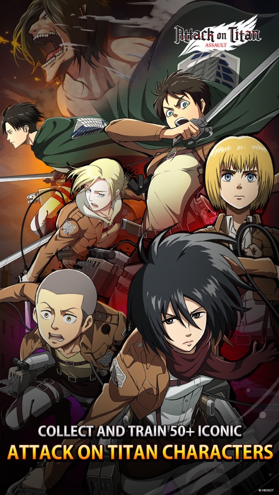 Attack on Titan: Assault App for iPhone - Free Download Attack on Titan
