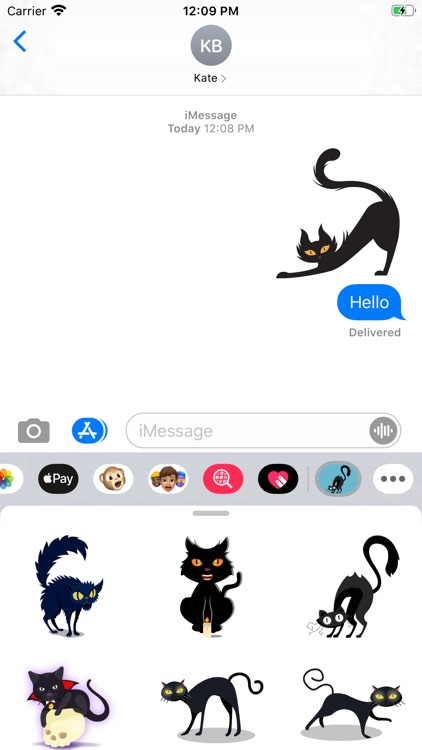 Spooky Cat Stickers