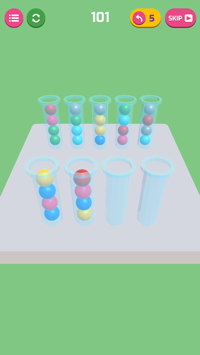 Bubble Sort 3D: Color Puzzle screenshot 4