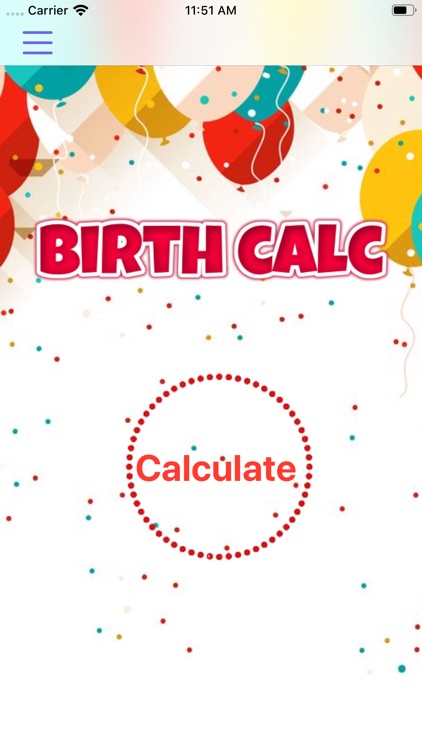 Pretty Birth Calc