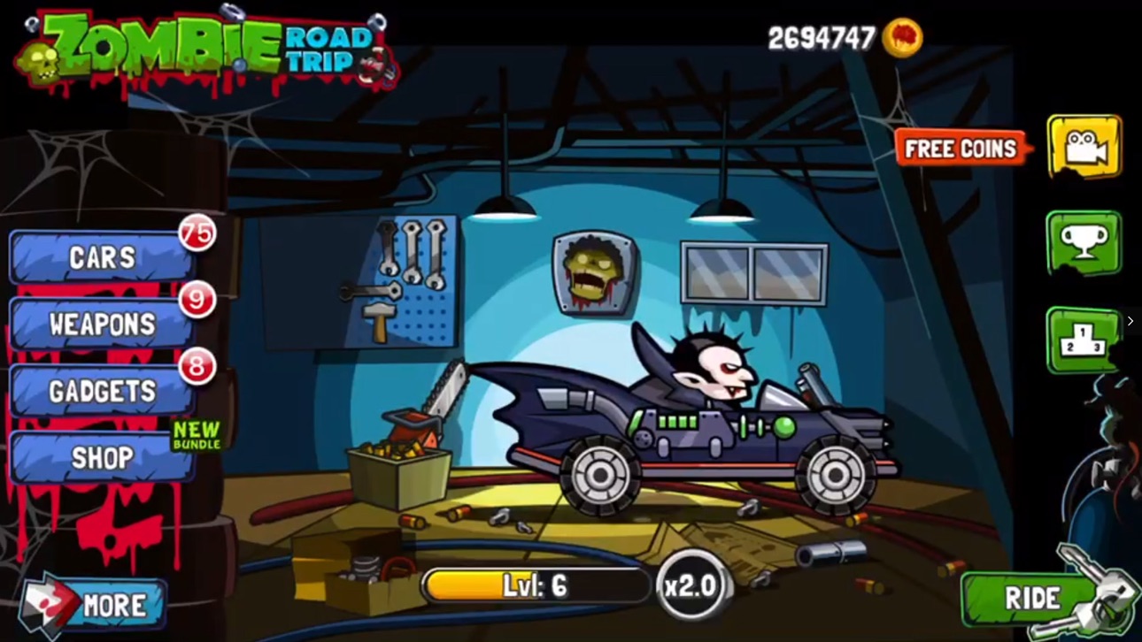 Zombie Road Trip! Hack screenshot 1 - iOS game interface