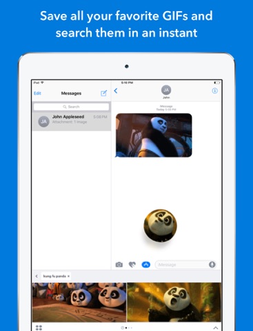 Click To Install App: "GIF Keyboard"