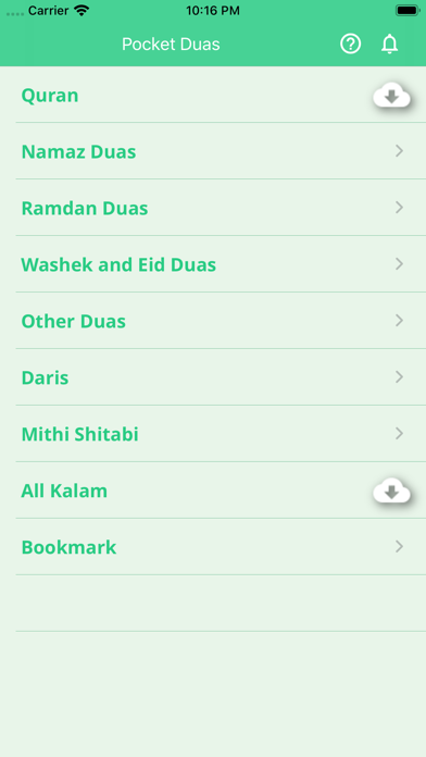 How to cancel & delete Pocket Duas from iphone & ipad 2