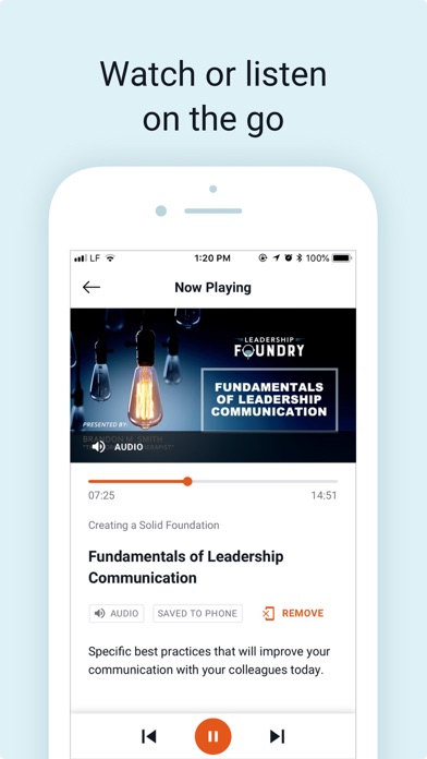 Leadership Foundry screenshot 2