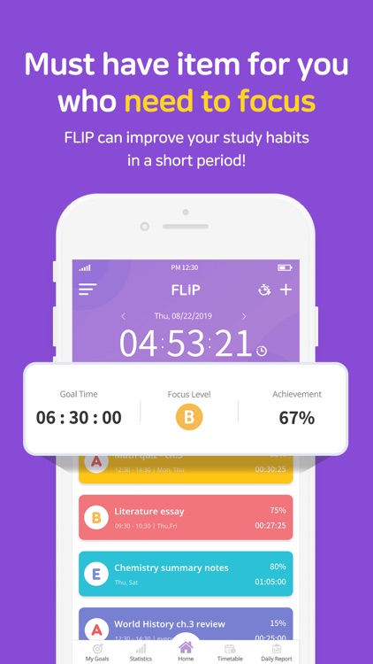 FLIP - Focus Timer for Study