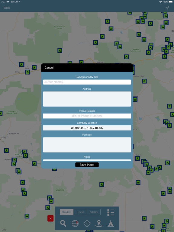 Screenshot #6 pour Colorado : Campgrounds & RV's
