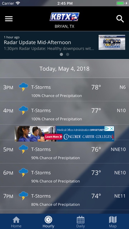 KBTX PinPoint Weather