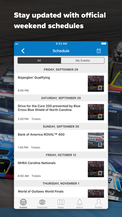 How to cancel & delete Charlotte Motor Speedway from iphone & ipad 2