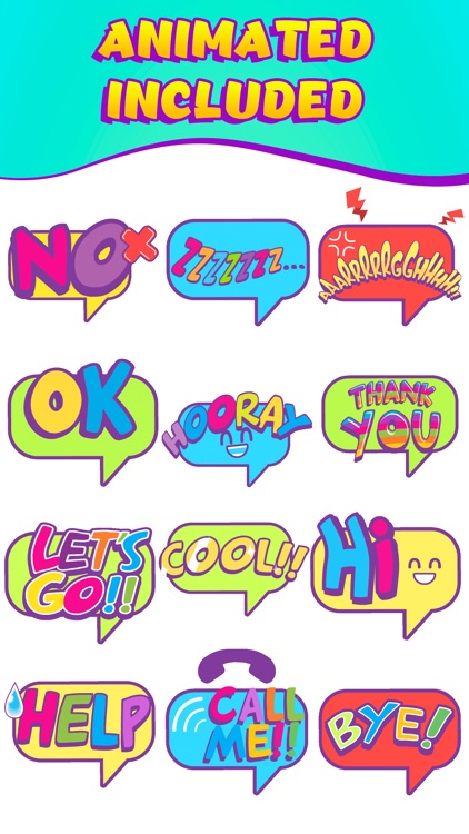 Speech Bubble Stickers ⋆