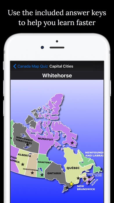How to cancel & delete Canada Map Quiz: Education Ed. from iphone & ipad 3