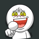 Funny Moon Stickers