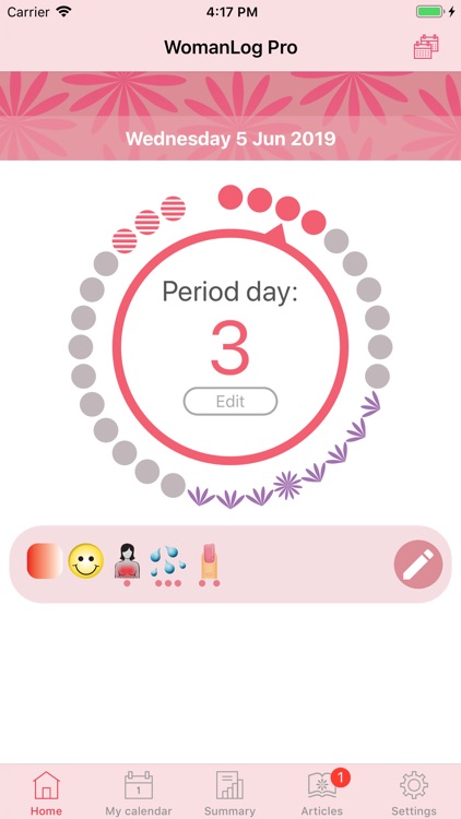 WomanLog Pro Calendar