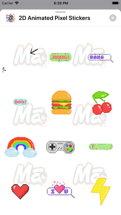 2D Animated Pixel Stickers screenshot 2