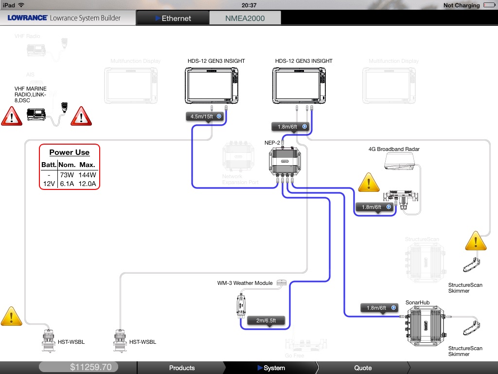 Lowrance System Builder screenshot 2