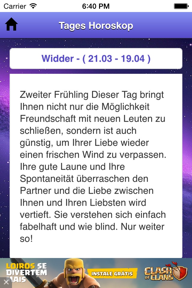Tägliches Horoskop screenshot 2