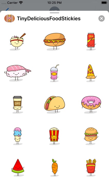 TinyDeliciousFoodStickies