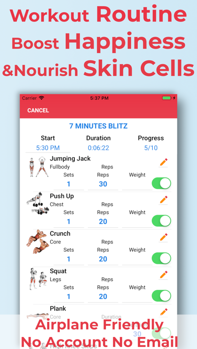FITEVER Gym Workout Tracker screenshot 2