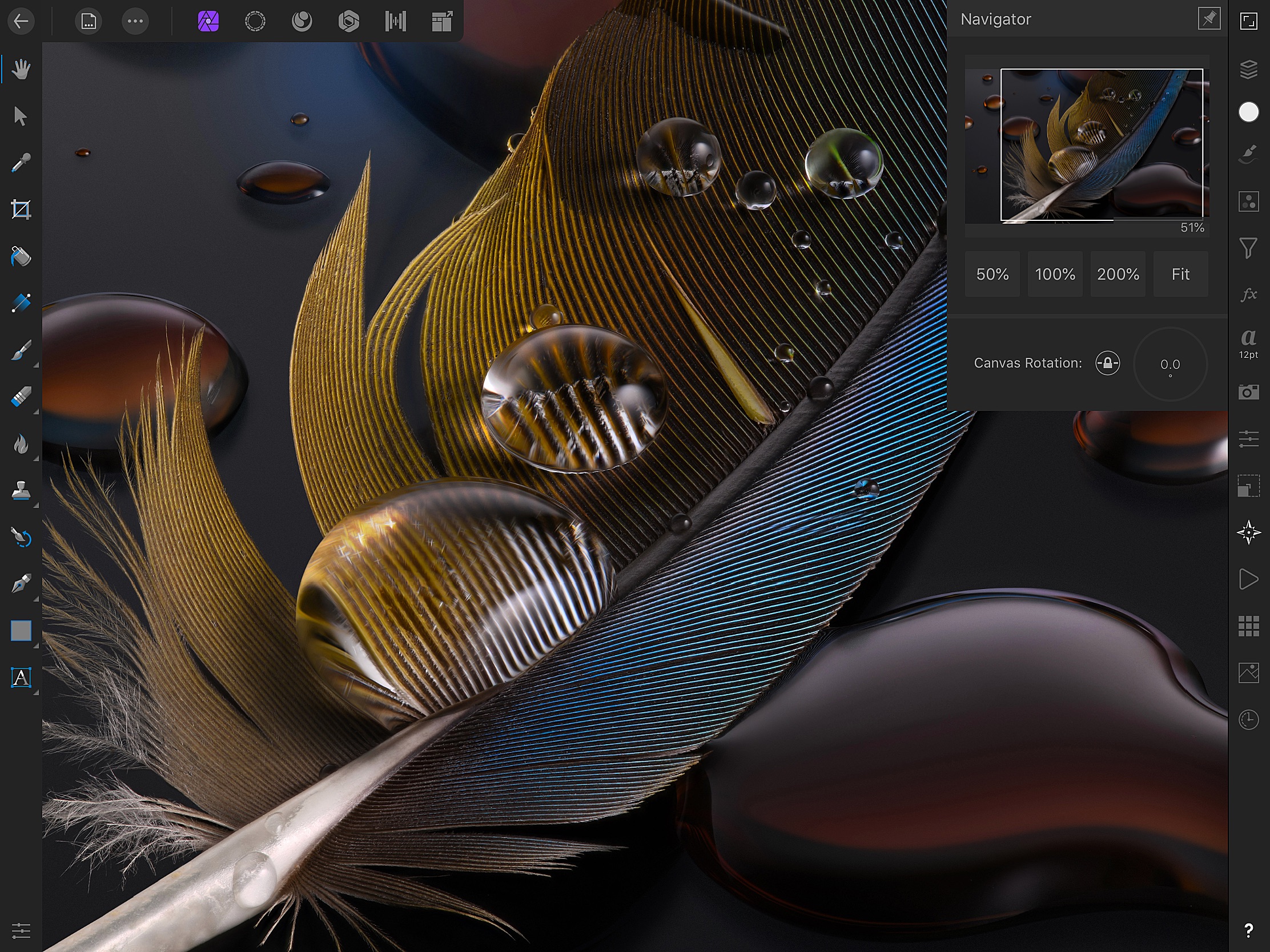 Screenshot do app Affinity Photo