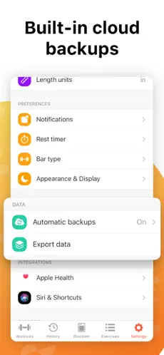 Captura 6 Bolt - Workout Tracker Gym Log iphone