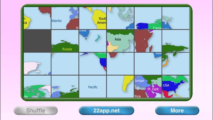 World Map Puzzle