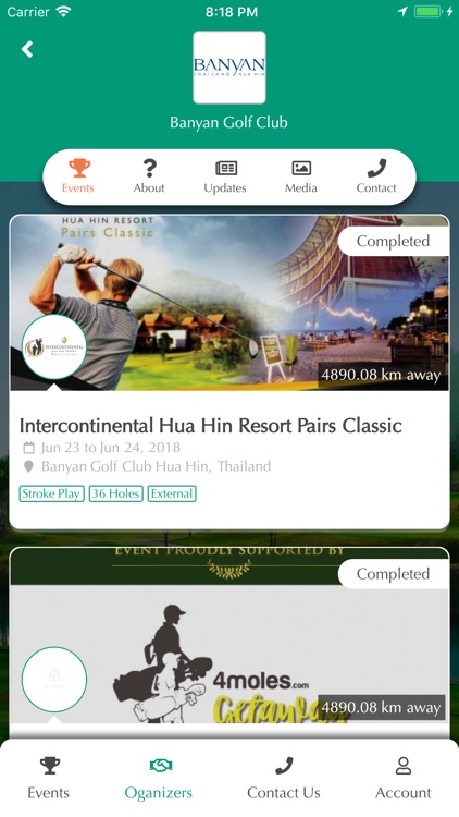 GOLF CITIZEN Events screenshot-5