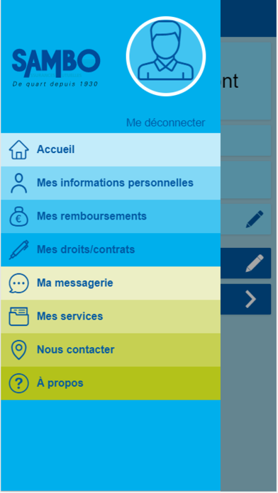 Mon espace SAMBO screenshot 2