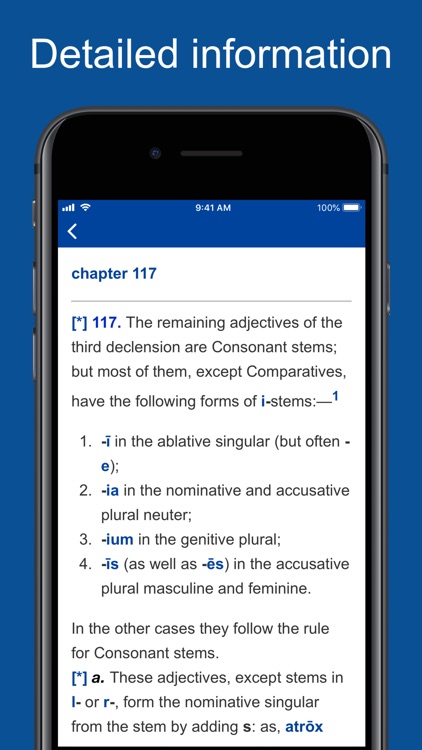 New Latin Grammar, Glossary screenshot-6