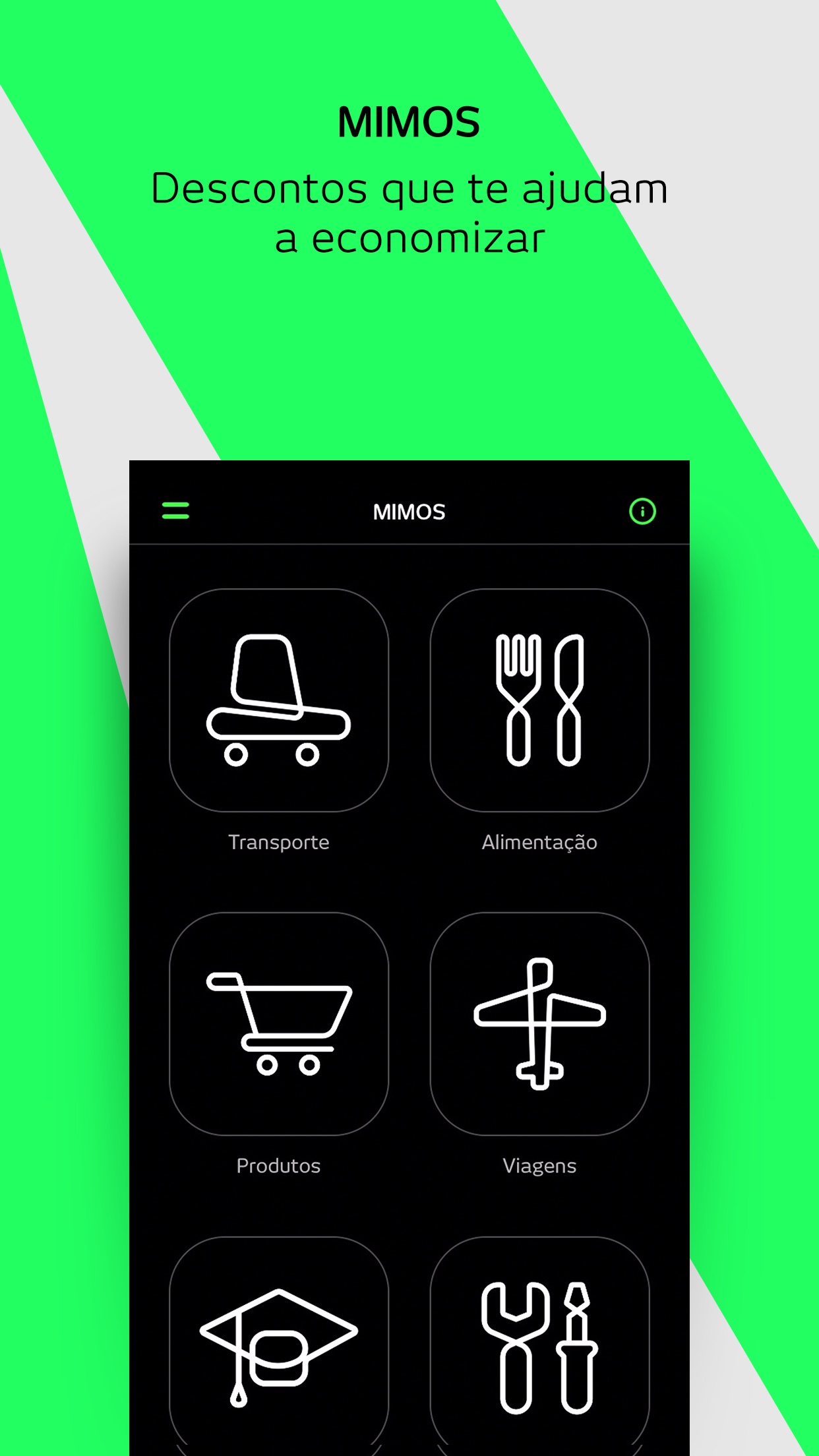 Screenshot do app banco next