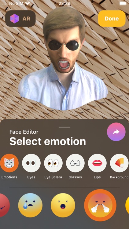 FaceHero - 3D avatar emoji screenshot-6