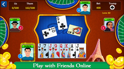 Belote: Trick-taking Card Game screenshot 4