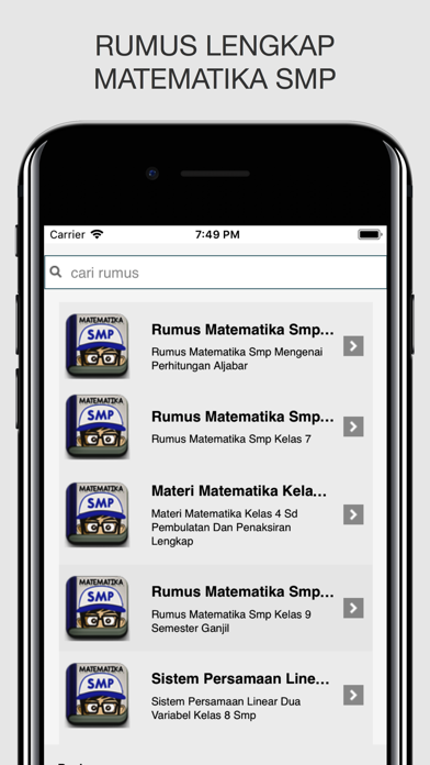 How to cancel & delete Rumus Matematika from iphone & ipad 3