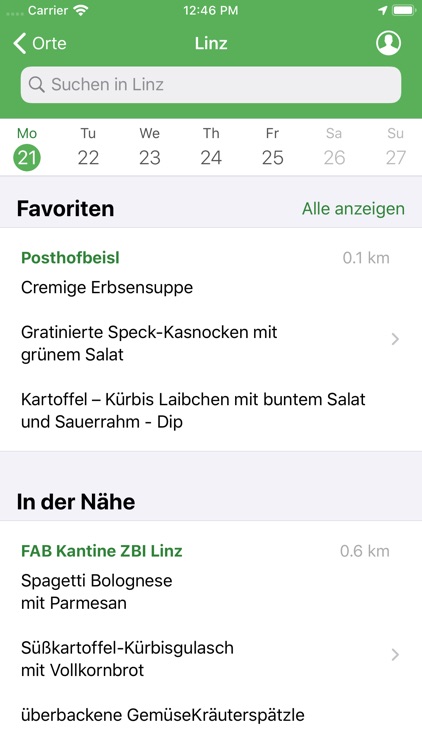 mittag.at - Mittagsmenüs