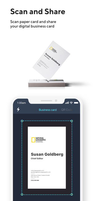 100AM Business Card & Rolodex